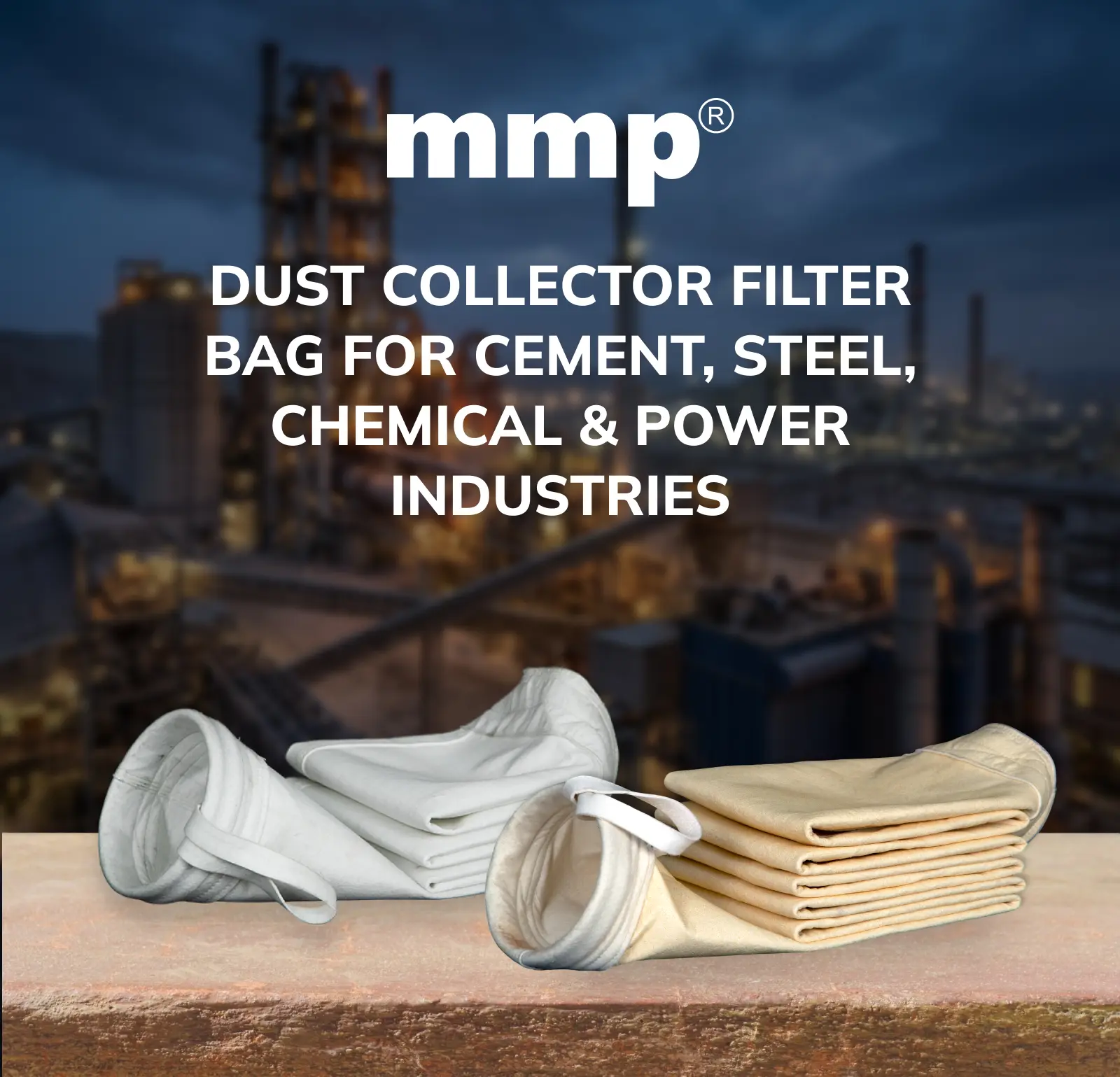Dust Collector Filter Bag for Cement, Steel, Chemical & Power Industries